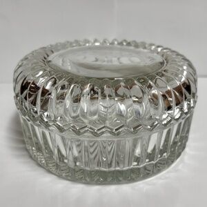 Vintage Glass Covered Dish